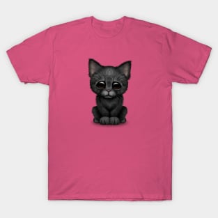 Cute Black Kitten Cat T-Shirt